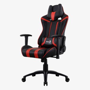 AeroCool AC220 AIR Gaming Chair schwarz PC-Spielstuhl 2D Armlehne Kunstleder NEU 