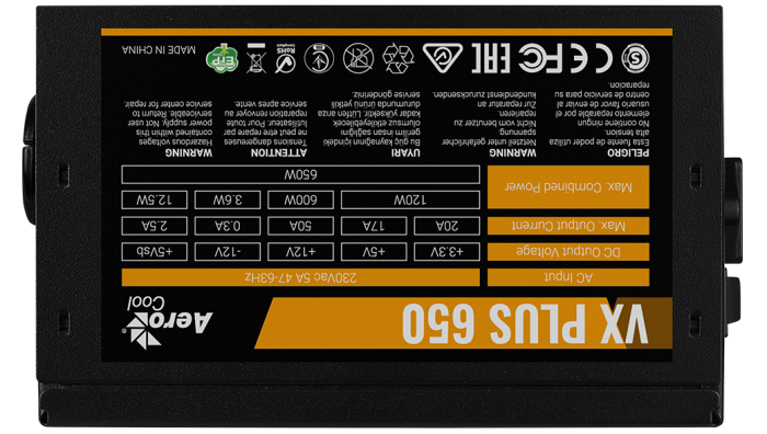 VX PLUS Stealth 650 - AeroCool