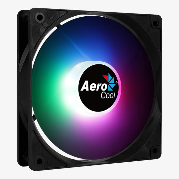 Aerocool EN51462 Ventilateur de boîtier LED 120 mm Noir
