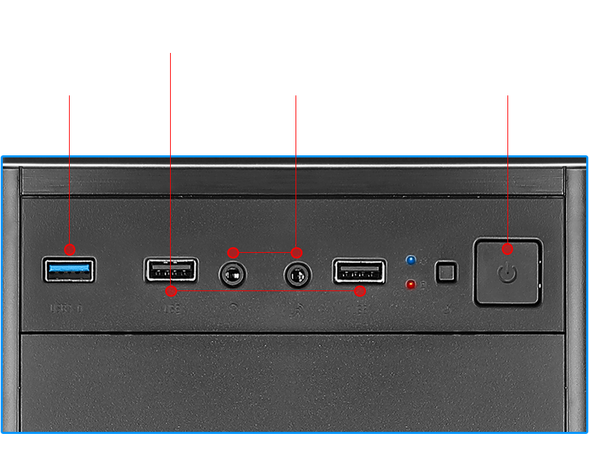 Boîtier PC Aerocool Boitier mini tour micro atx cs-103 (noir)