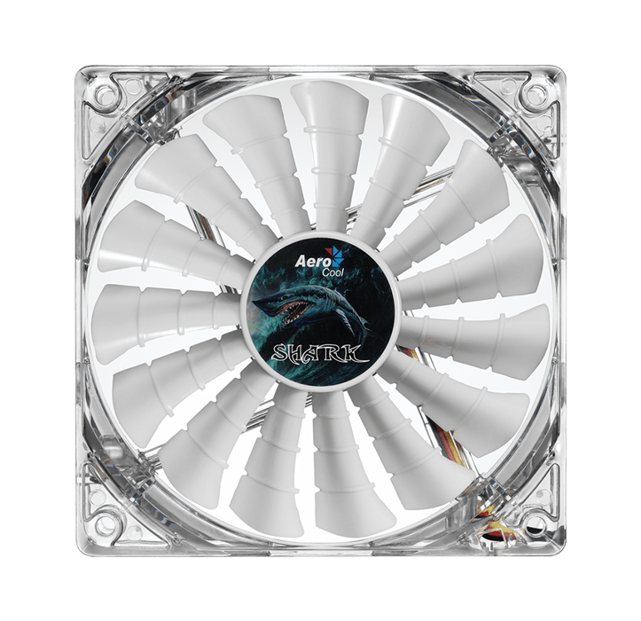 Shark Fan White 14cm - AeroCool