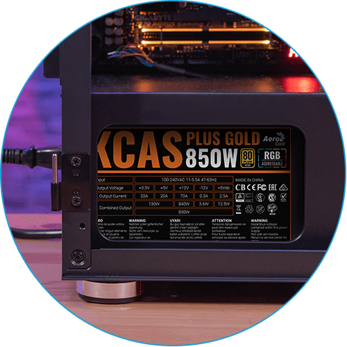 Блок питания aerocool kcas plus gold 850w обзор