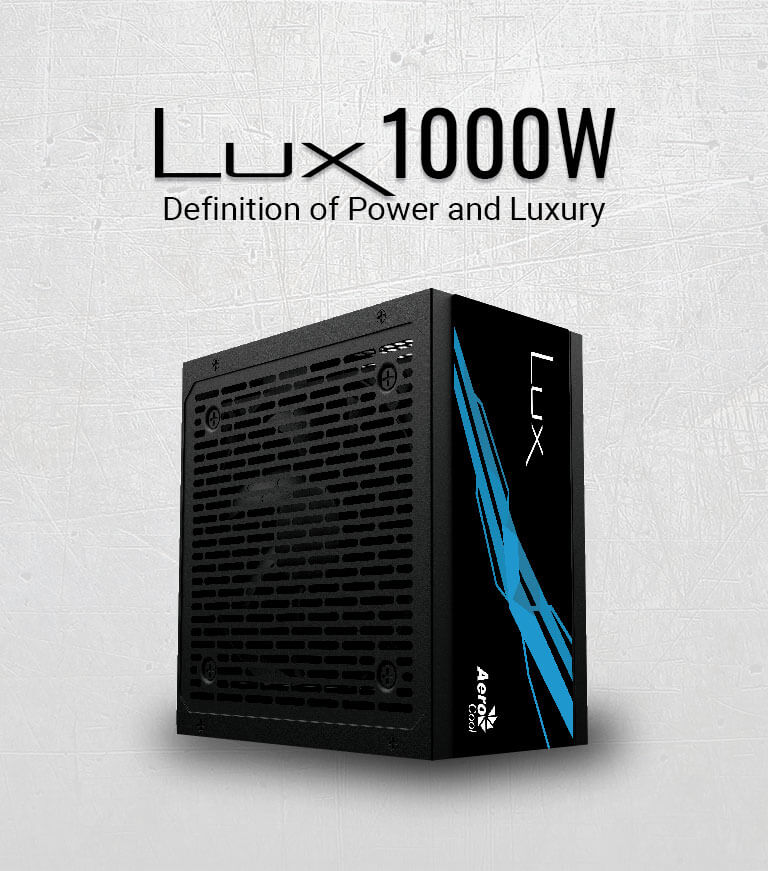 PSU Power Supply AEROCOOL LUX 550W 80 Plus 80+ BRONZE