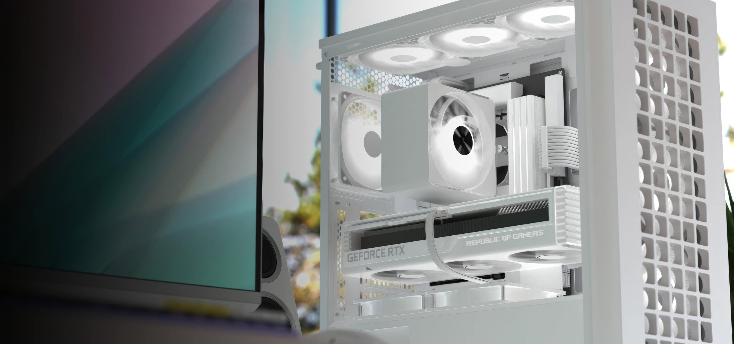 AeroCool D502A ARGB White Mid Tower Case